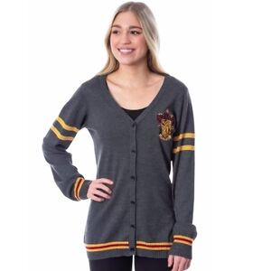 Harry Potter Gryffindor Womens Button Down Sweater